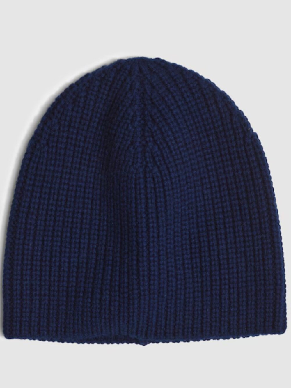 New Madewell Semifitted Beanie In Wool Blend Midnight Navy